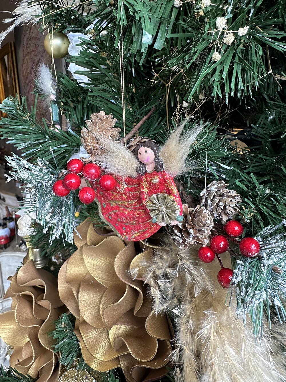 Yılbaşı Çam Ağacı Süsü 2 li Melek