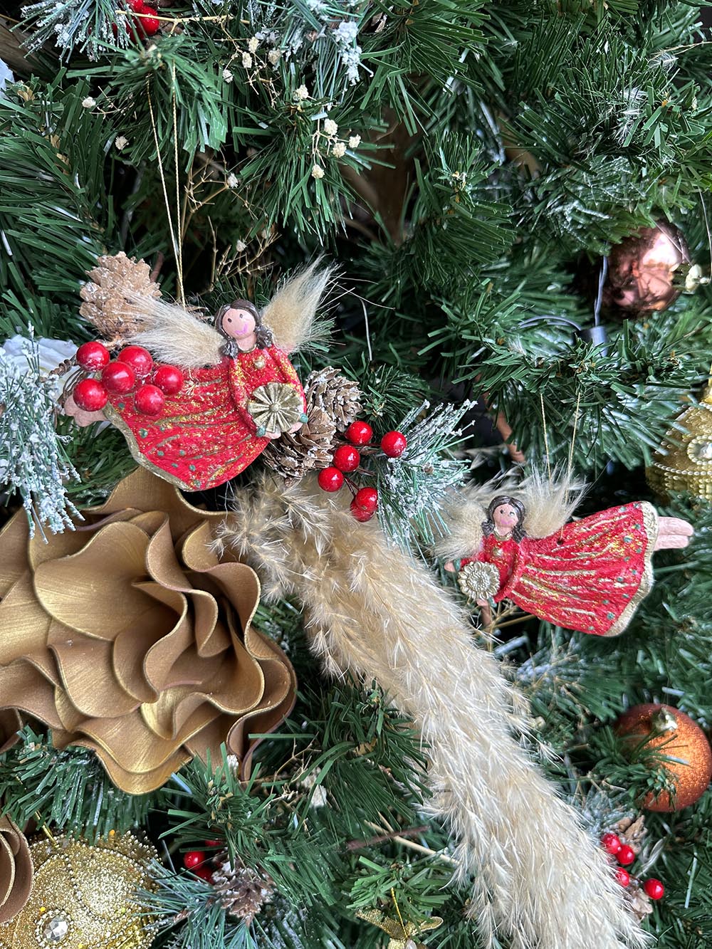 Yılbaşı Çam Ağacı Süsü 2 li Melek