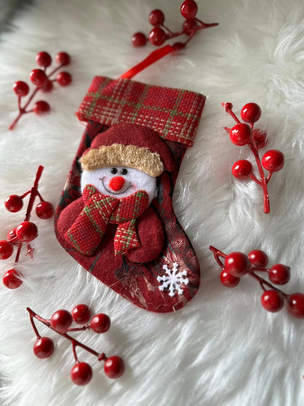 Yılbaşı Ağaç Süsü Tatlı  Çorap