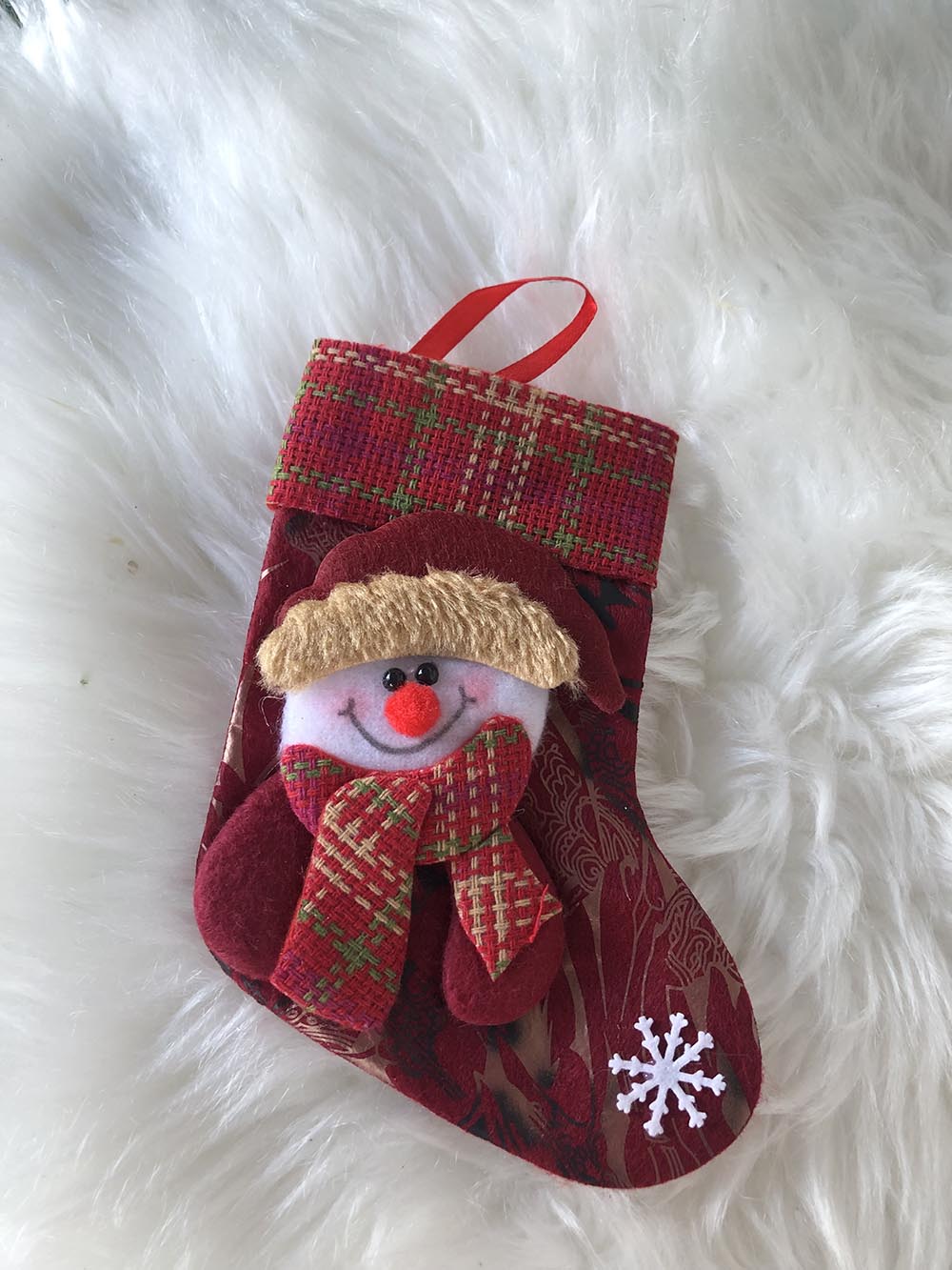 Yılbaşı Ağaç Süsü Tatlı  Çorap